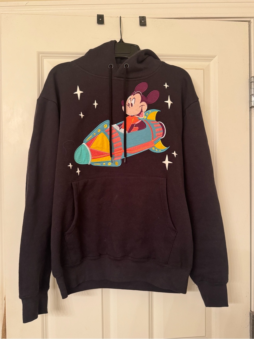 EUC Disneyland Mickey space mountain hoodie